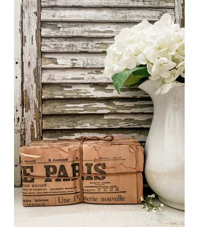 French Antique Newspaper bundle - 1916